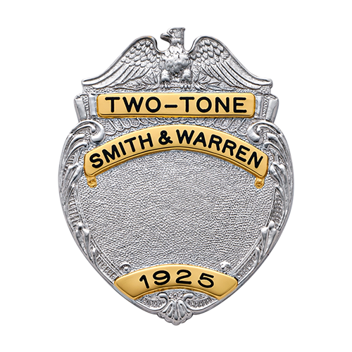 Two-Tone Finish Silver Gold