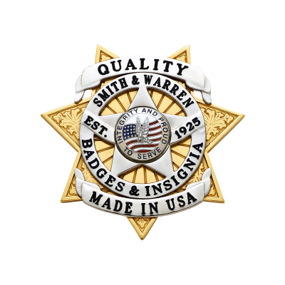 7 Point Star custom badge S570B