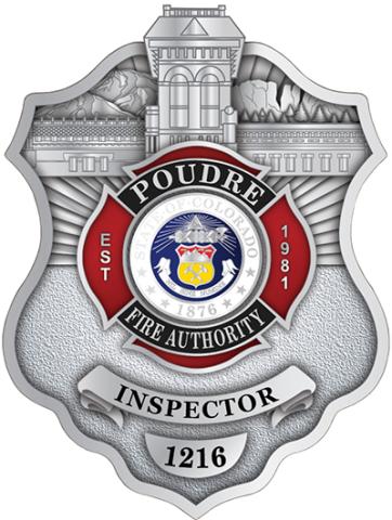 Poudre Fire Authority Badge