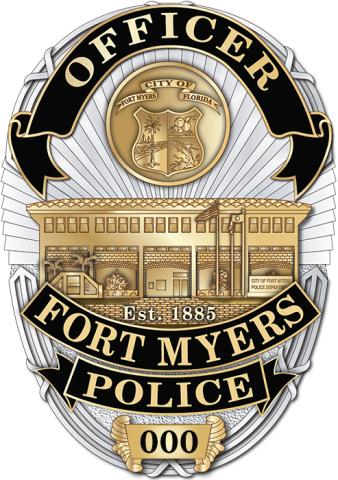 Fort Myers Police Officer Badge