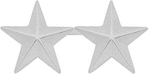 Double Star Collar Brass, 0.97", Nickel Finish Model C517S_2N